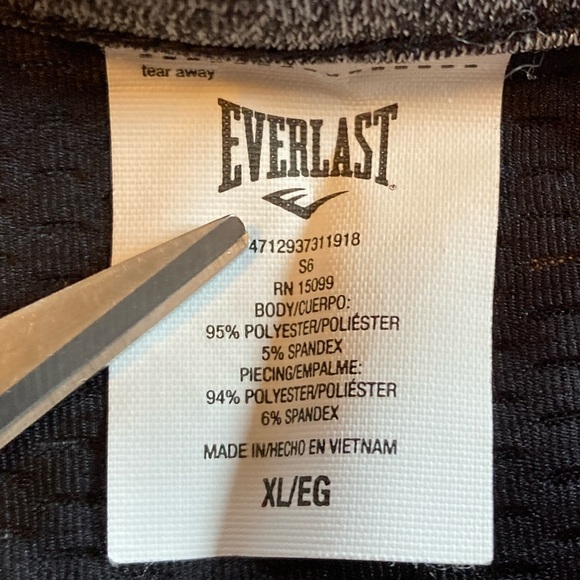 Workout Shirt, Gray and Black, XL, Breathable - Picture 5 of 12